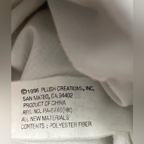 Vintage 1996 Plush Creations Inc., Bunny Rabbit Hand Puppet - Picture 12 of 12